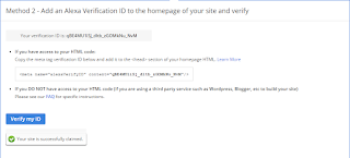  Cara Terbaru Mendaftarkan dan Verifikasi Blog di Alexa