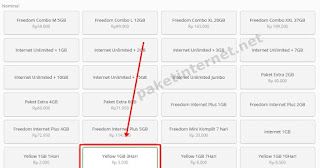 Paket Internet Indosat