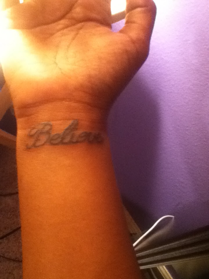 Labels wrist tattoos dream believe tattoo cute word girly left right both