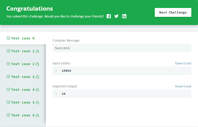 Sum of Digits of a Five Digit Number in C- HackerRank Solution