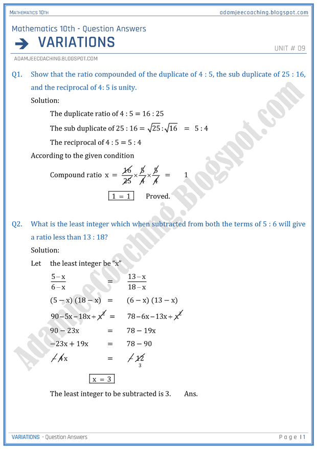 variations-question-answers-mathematics-10th