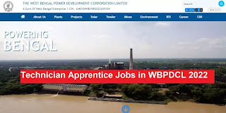 Technician Apprentice Jobs in WBPDCL 2022