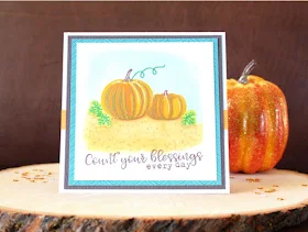 Sunny Studio Stamps: Pretty Pumpkins card by Lisa