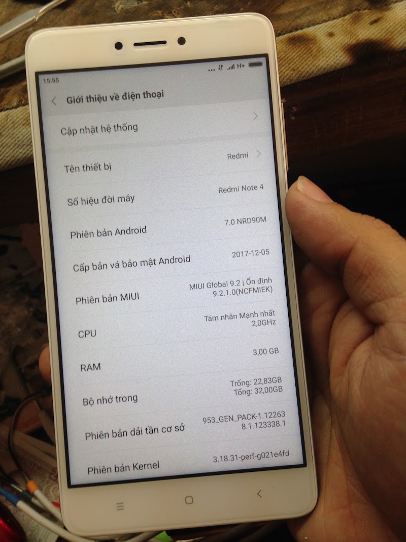  Xiaomi Redmi Note 4X China Full Tiếng Việt Quốc Tế ok