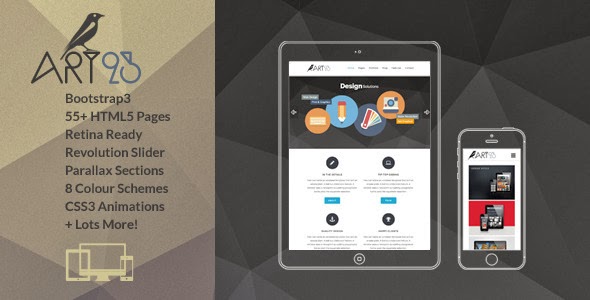 Responsive HTML Portfolio theme