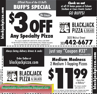 Free Printable Black Jack Pizza Coupons