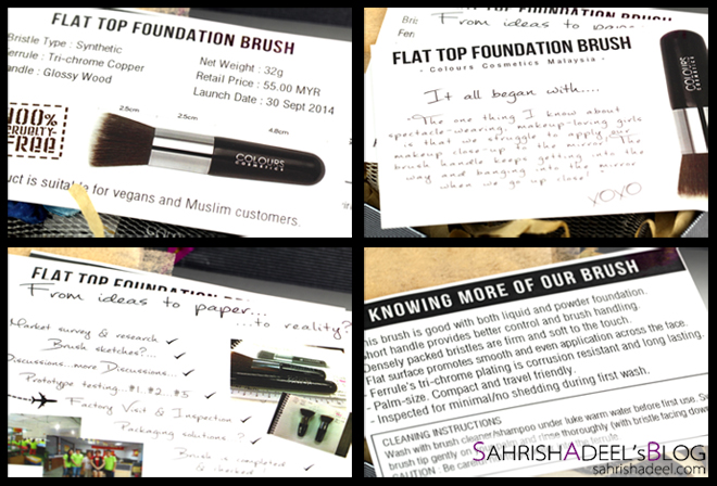 NEW Flat Top Foundation Brush by Colours Cosmetics Malaysia - Review & Comparison