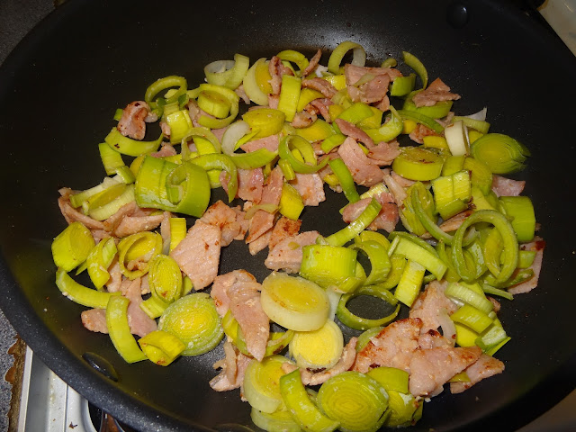 Bacon and Leek