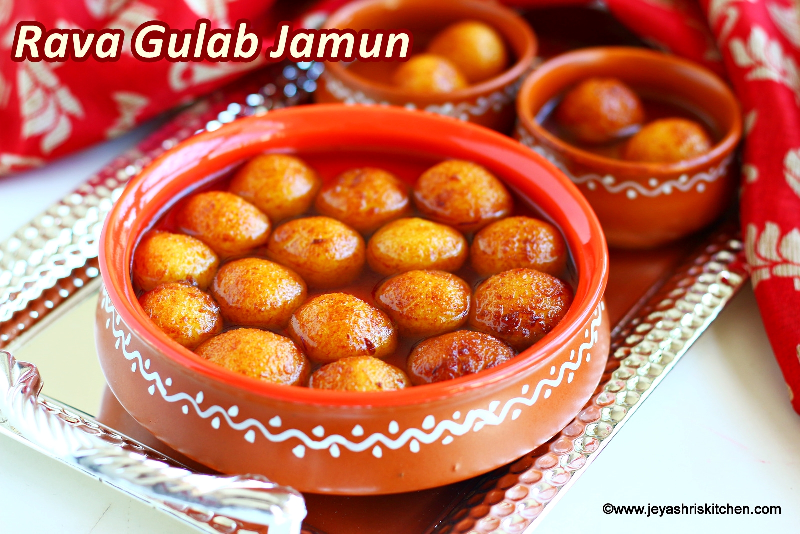 Rava Gulab jamun recipe