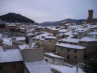 Uncastillo nevado