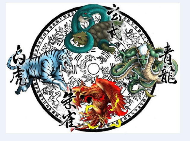 Четыре мифологических символа Китая