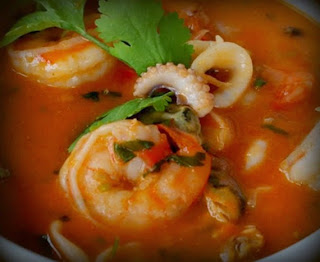 Cazuela de mariscos