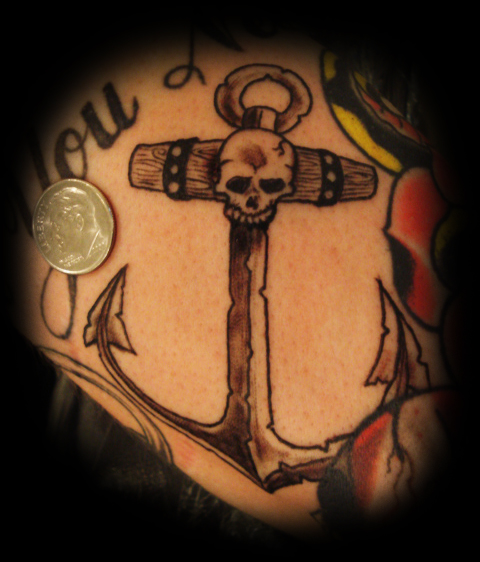 anchor tattoo for girls