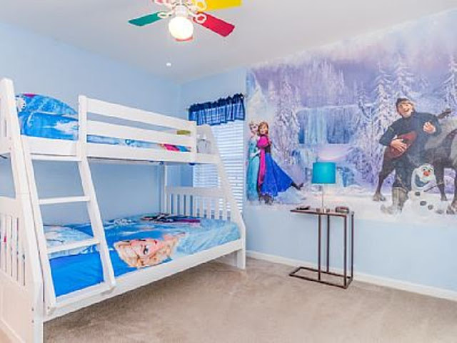 Kamar Tidur Anak Perempuan Bertema Frozen