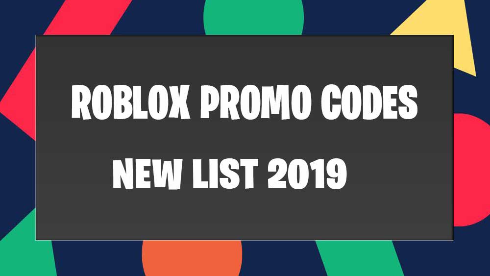 Roblox Promo Codes 2019 November - 100% Working - 