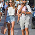 Lovely photos of John Legend, Chrissy Teigen and baby Luna on the streets in St Tropez (Photos) 