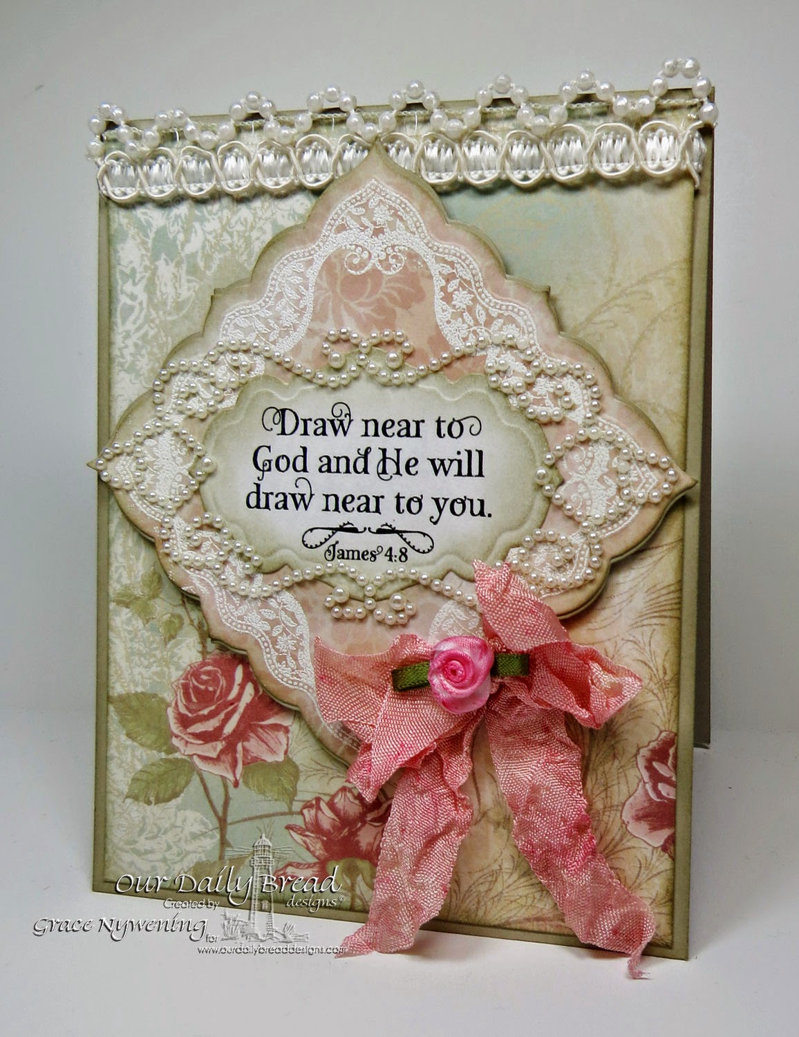 ODBD stamps: God Verses, Romantic Floral Designs, designed by Grace Nywening