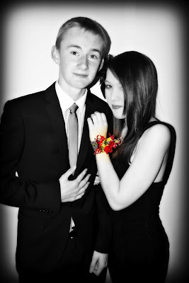 Ella, prom, corsage