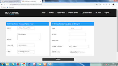 Sorcecode Sistem Reservasi Kamar Hotel Berbasis Website
