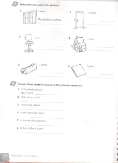 objetos escolares em ingles