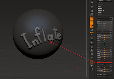 inflate zbrush