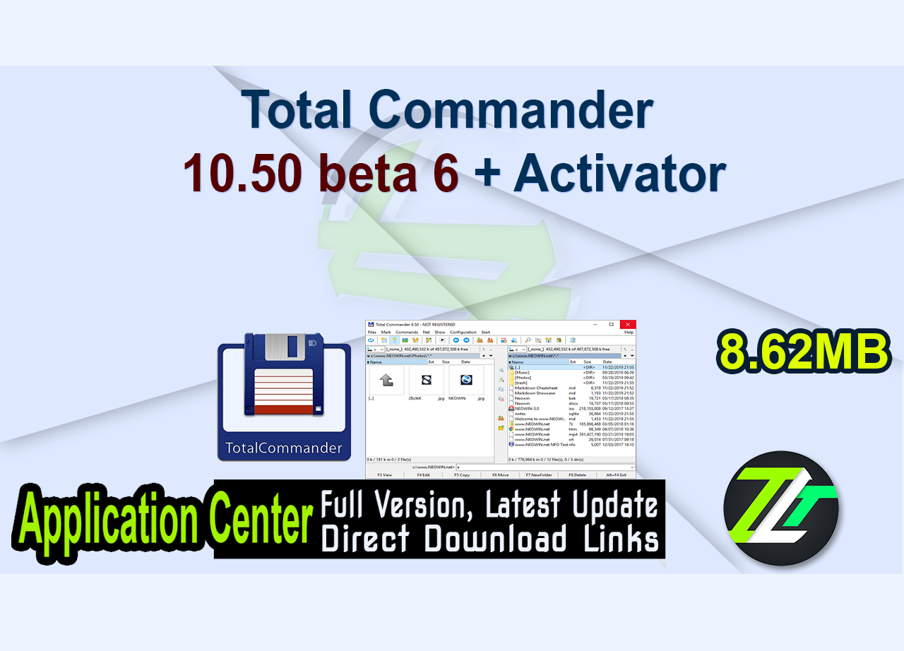 Total Commander 10.50 beta 6 + Activator