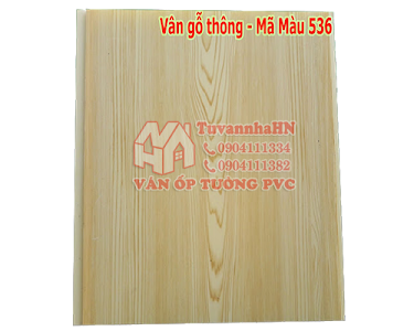 VÁN NHỰA VÂN GỖ ỐP TƯỜNG (TRẦN) PVC - Bản rộng 25cm