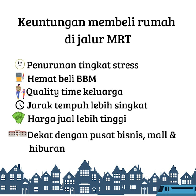 Rumah murah di jalur MRT