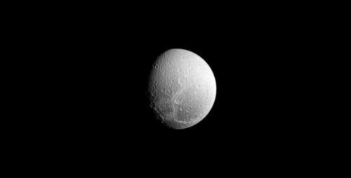 The Wisps Of Saturn Moon Dione