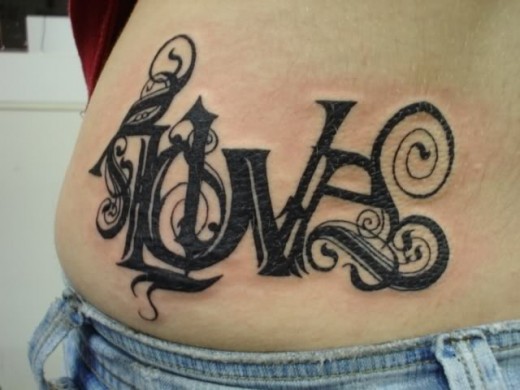 I Love You Tattoos Designs