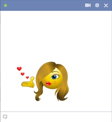 Facebook Smiley Blowing A Kiss