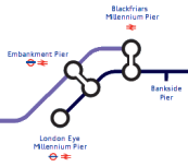 River bus map (extract)