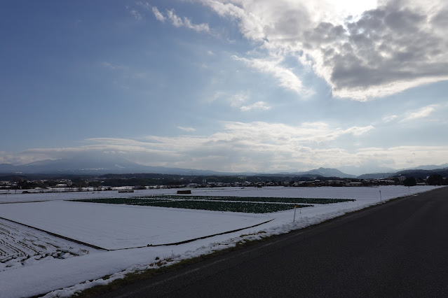 鳥取県米子市東八幡 出雲街道 大山の眺望