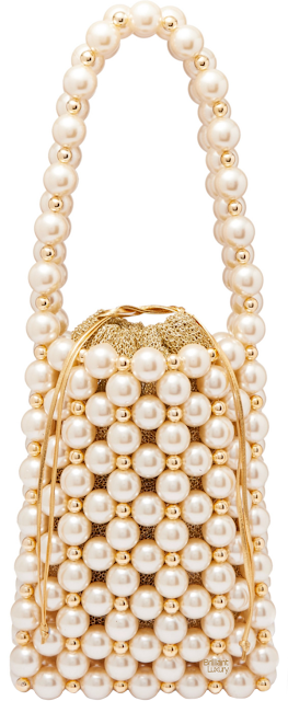 ♦Vanina Sicilia faux pearl gold-tone beaded tote bag #bags #pearls #brilliantluxury