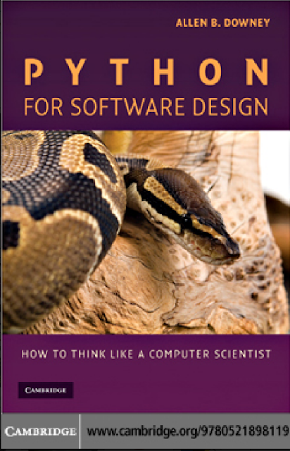 PYTHON FOR SOFTWARE DESIGN BY ALLEN B.DOWNEY