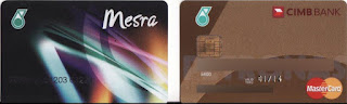 Mesra card & MasterCard