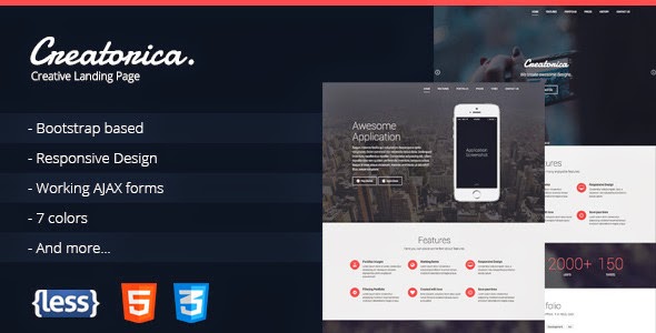 Premium landing Page template