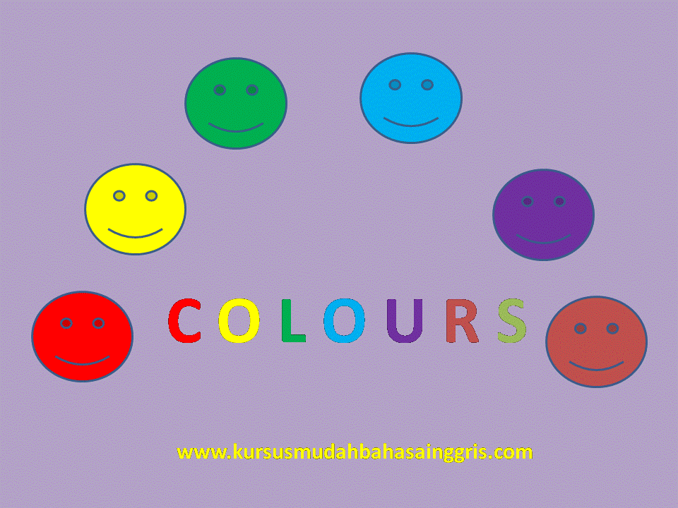 Tema Colours Warna Materi Bahasa Inggris SD Kelas 1 