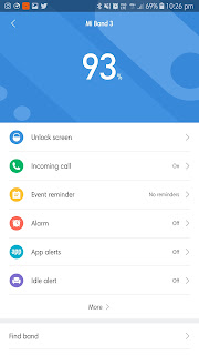 Image result for xiaomi Mi band 3 app