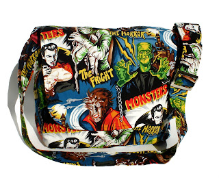 Hollywood Monster Cool Trendy Punk Rock Diaper Bag by Baby Rebellion