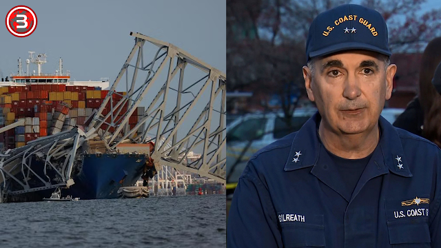 Baltimore bridge collapse: Six presumed dead after ship collides with bridge