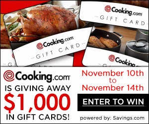 Enter to Win! $1,000 Gift Card,