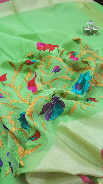 Embroidery fancy Saree