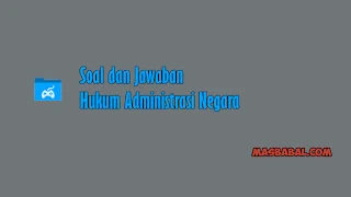 Jelaskan hubungan Hukum Administrasi Negara dengan Hukum Perdata!