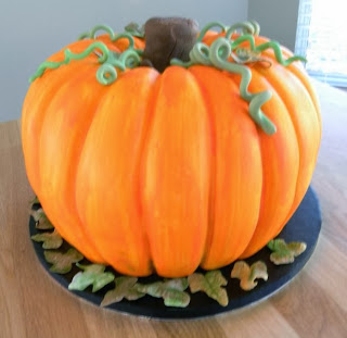 Tortas de Halloween con Calabazas, parte 1