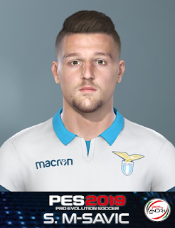 PES 2019 Faces Sergej Milinković-Savić by Sofyan Andri