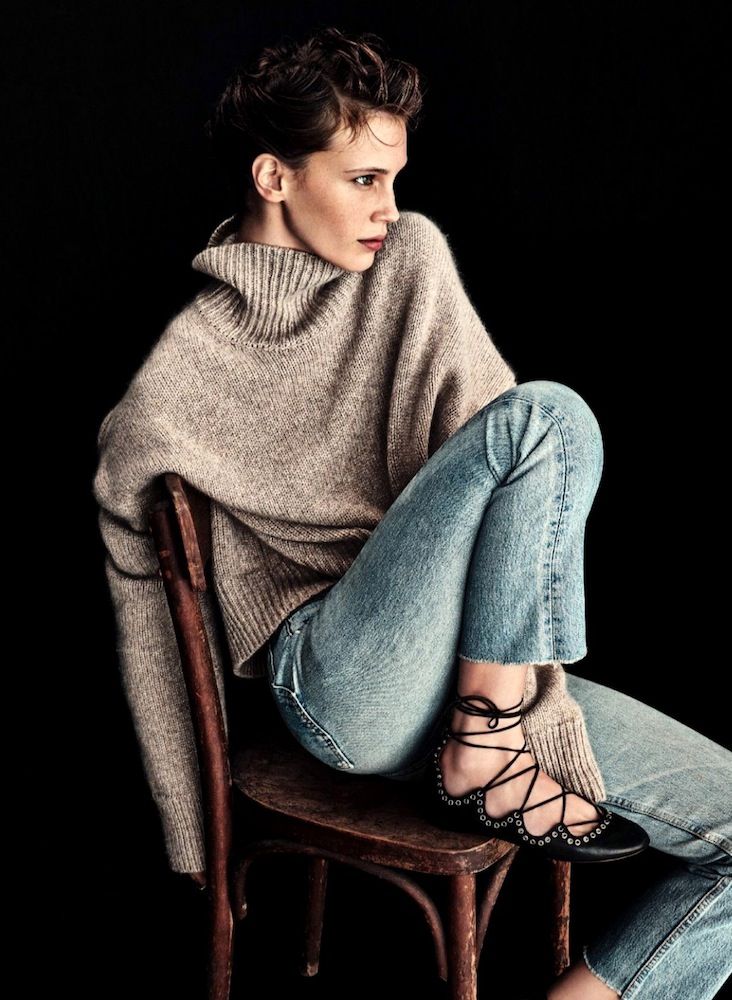 This French Girl's Cozy Fall Outfit Is Incredibly Chic – Marine Vacth Style