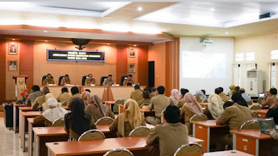 Sekda Pimpin Rapat Pembahasan Akselerasi Pencapaian Target RPJMD Pemkab Sukabumi