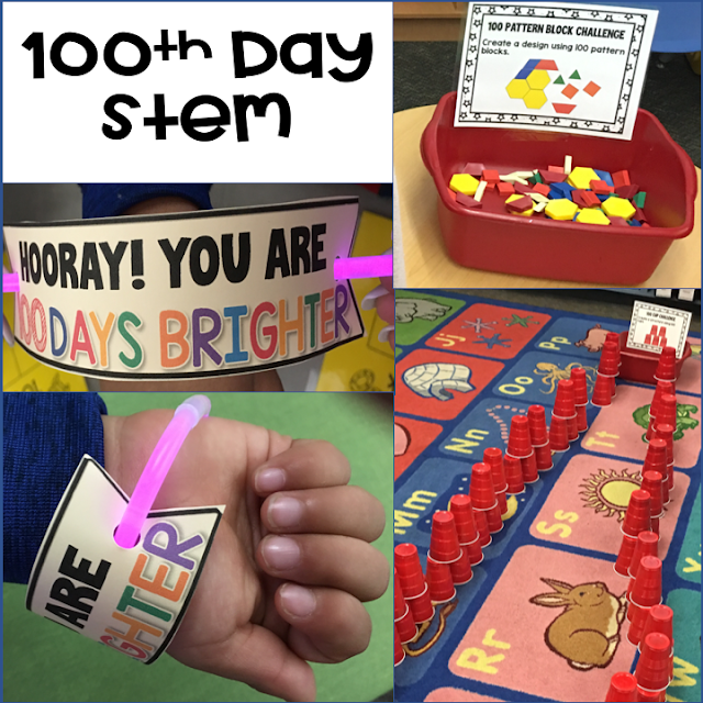 100th Day of School Easy No Prep STEM activities to engage your students