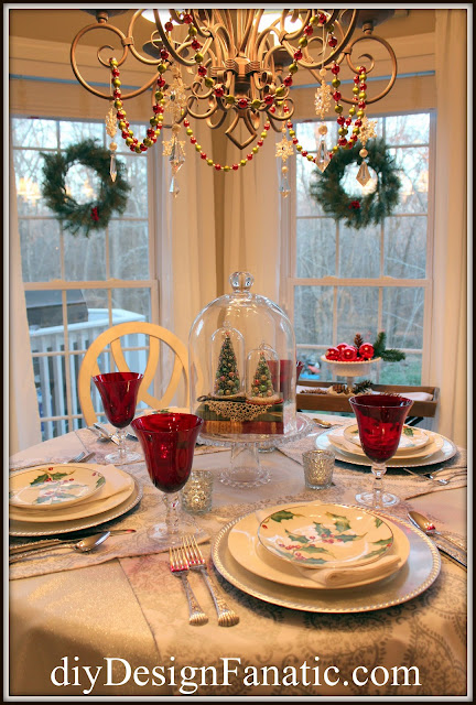 cottage, cottage style, Farmhouse, farmhouse style, breakfast room, Christmas, diydesignfanatic.com, Christmas inspiration